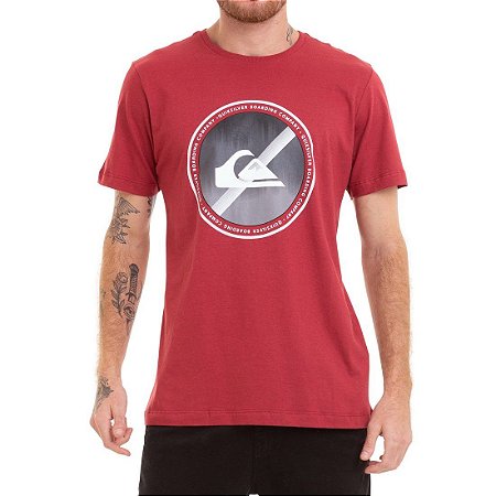 Camiseta Quiksilver Board Color Vermelho