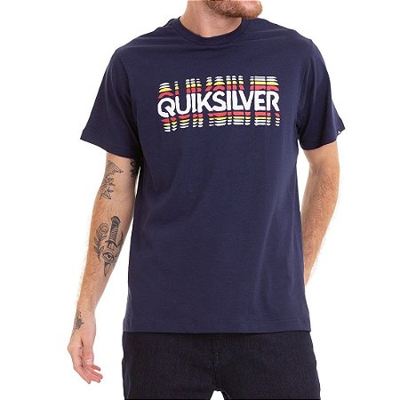 Camiseta Quiksilver Reverb Time Azul Marinho