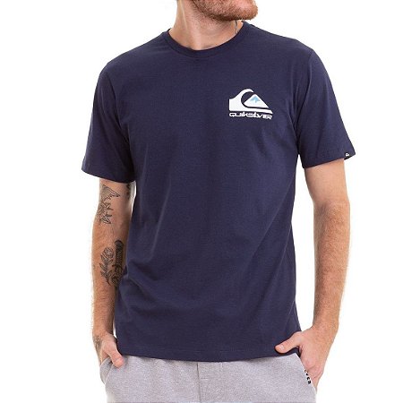 Camiseta Quiksilver Omni Logo Azul Marinho