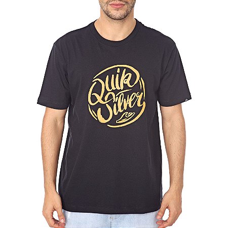 Camiseta Quiksilver Brush Preto