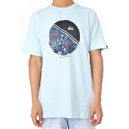 Camiseta Quiksilver Free Wheelinn Azul Claro