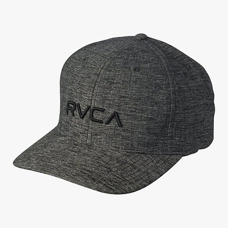 Boné RVCA Flex Fit Class C Preto Mescla