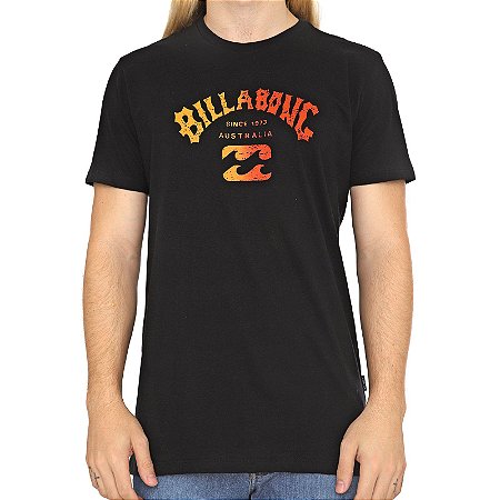 Camiseta Billabong Arch Preto