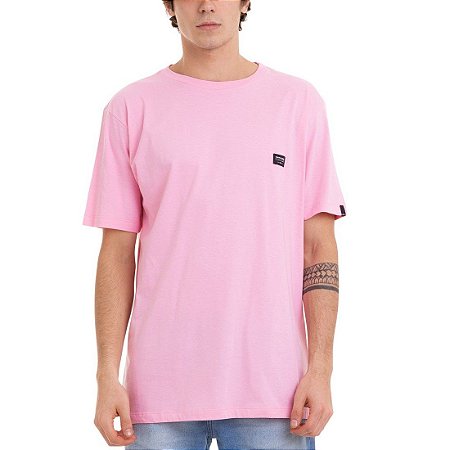 Camiseta Quiksilver Basic Rosa