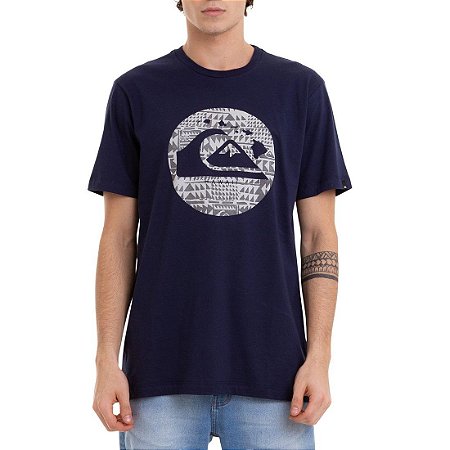 Camiseta Quiksilver Hi Logistic Azul Marinho