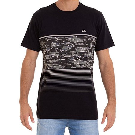 Camiseta Quiksilver Psyco Preto