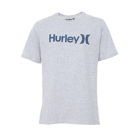 Camiseta Hurley Silk O&O Solid Cinza Claro