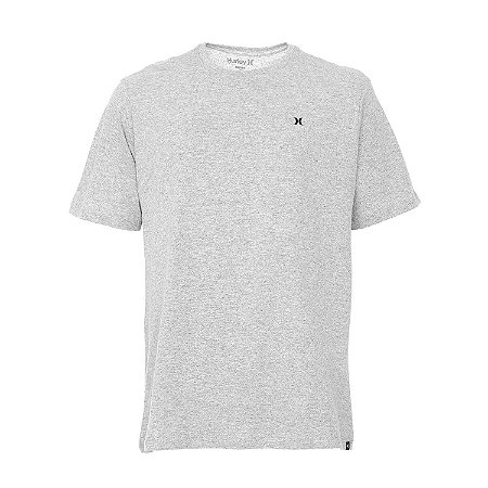 Camiseta Hurley Silk Mini Icon Cinza Claro
