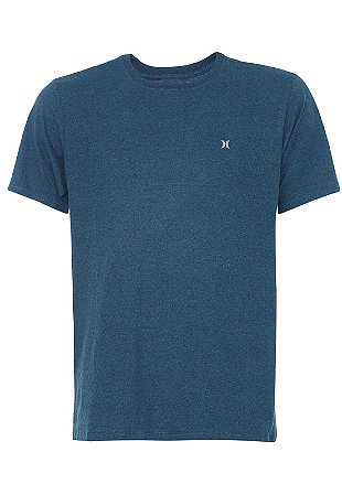 Camiseta Hurley Silk Mini Icon Azul Marinho Mescla