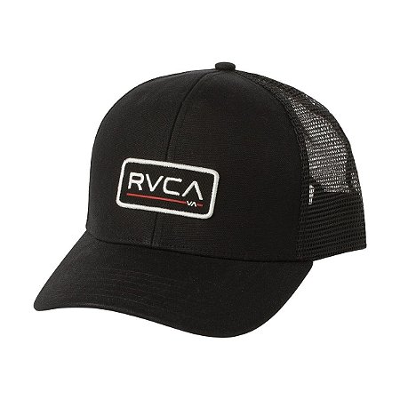 Boné RVCA Aba Curva Snap Ticket II Truck Preto