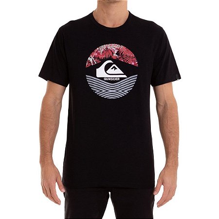 Camiseta Quiksilver On Filter Preto