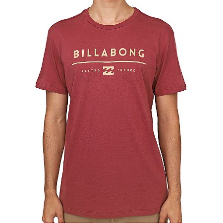 Camiseta Billabong Unity Rosa Escuro