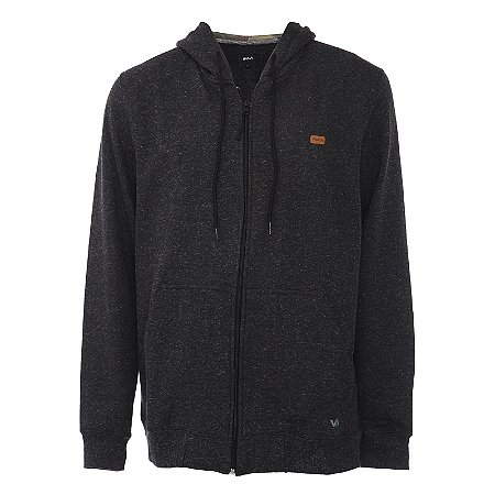 Moletom RVCA Aberto Couleur Masculino Cinza Escuro