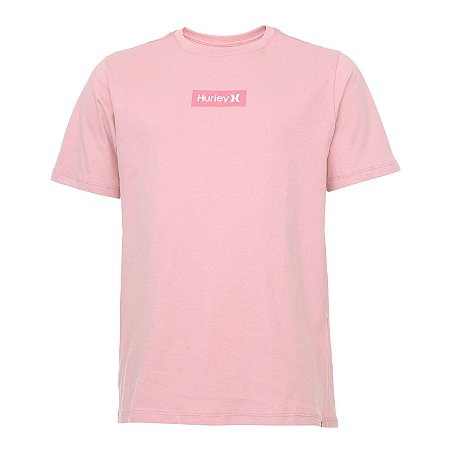 Camiseta Hurley Silk O&O Small Box Rosa