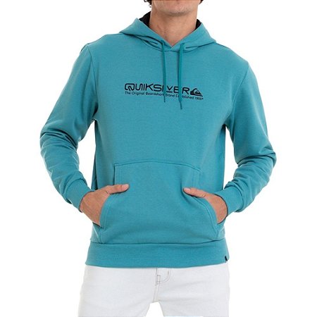 Moletom Quiksilver Fechado Iconic Masculino Azul