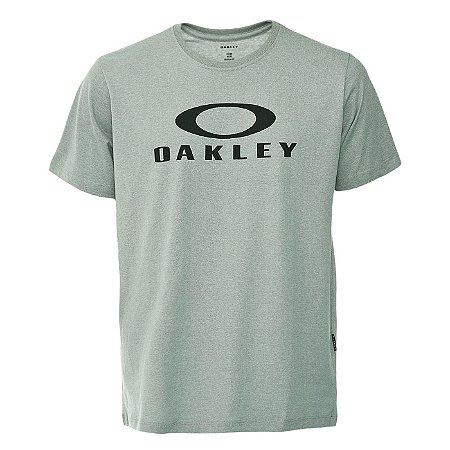 Camiseta Oakley O-Bark Cinza Claro
