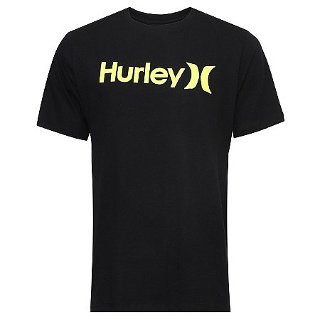 Camiseta Hurley Silk O&O Solid Masculina Preto