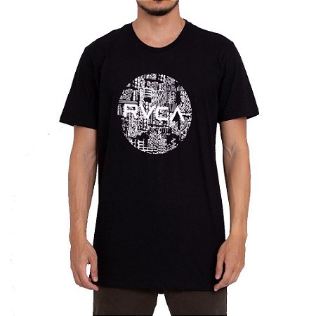 Camiseta RVCA Mundy Preto