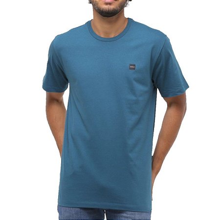 Camiseta Oakley Patch 2.0 Masculina Azul Petróleo