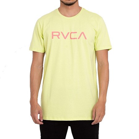 Camiseta RVCA Big RVCA Masculina Verde Claro
