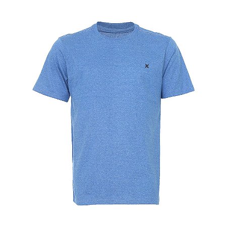 Camiseta Hurley Silk Mini Icon Masculina Azul Mescla