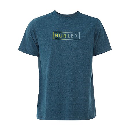 Camiseta Hurley Boxed Gradient Masculina Azul Marinho