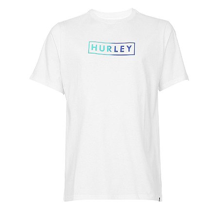 Camiseta Hurley Boxed Gradient Masculina Branco