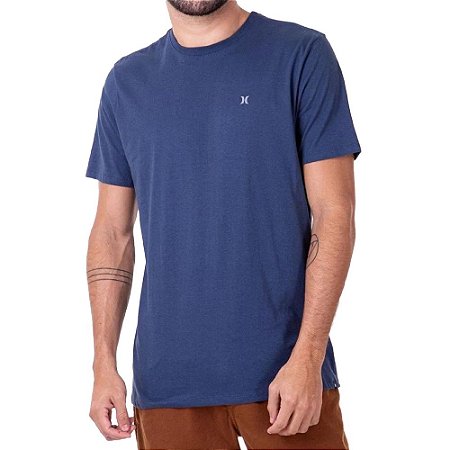 Camiseta Hurley Heat Masculina Azul Marinho