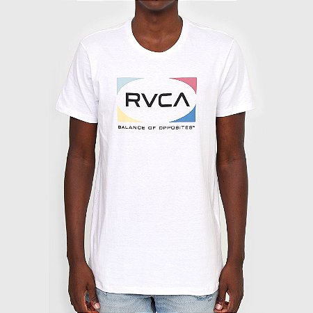 Camiseta RVCA Quad Masculina Branco