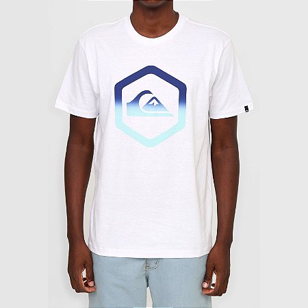 Camiseta Quiksilver Black Slab Masculina Branco