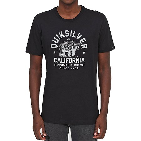 Camiseta Quiksilver CA Mascot Masculina Preto