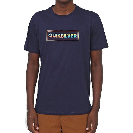 Camiseta Quiksilver Final Comp Masculina Azul Marinho