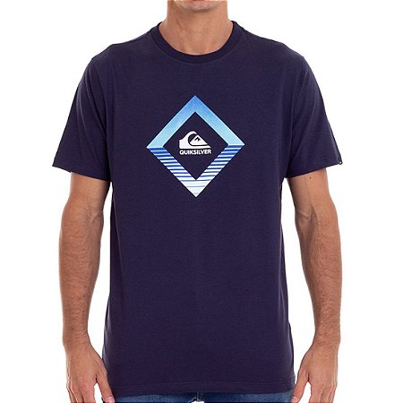 Camiseta Quiksilver Tropics Masculina Azul Marinho