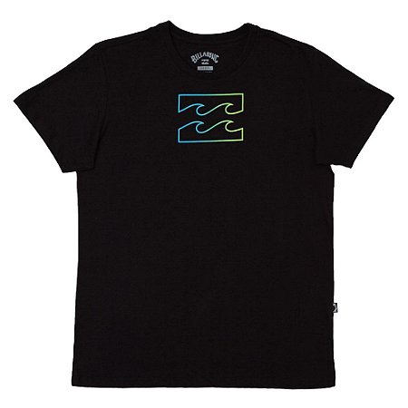 Camiseta Billabong Team Wave Masculina Preto