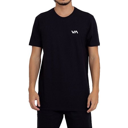 Camiseta RVCA VA Masculina Preto