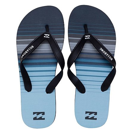 Chinelo Billabong Stripe Blue Azul Claro