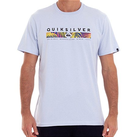 Camiseta Quiksilver Jungle Jim Masculina Azul Claro