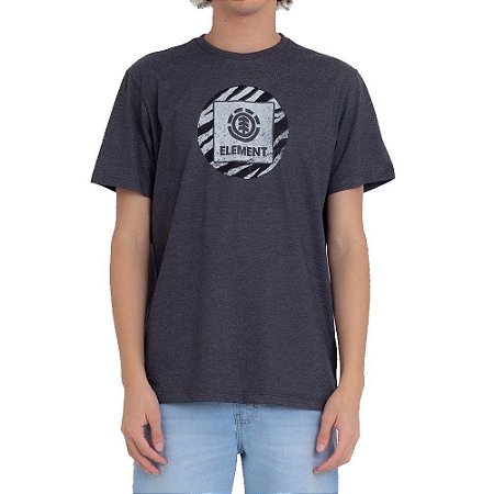 Camiseta Element Solarium Masculina Cinza Escuro