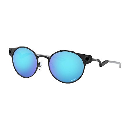 Óculos de Sol Oakley Deadbolt Satin Light Steel W/ Prizm Sapphire