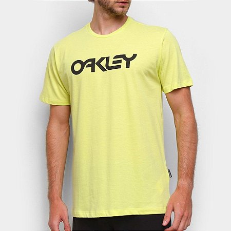 Camiseta Oakley Mark II Masculina Amarelo Neon