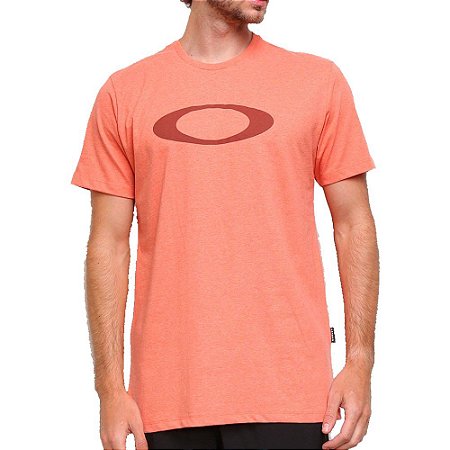Camiseta Oakley O-Ellipse Masculina Laranja