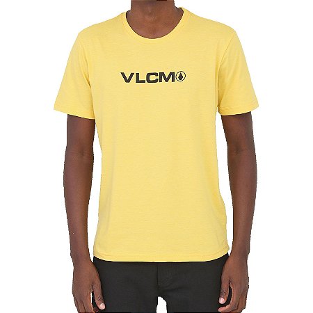Camiseta Volcom Removed Masculina Amarelo