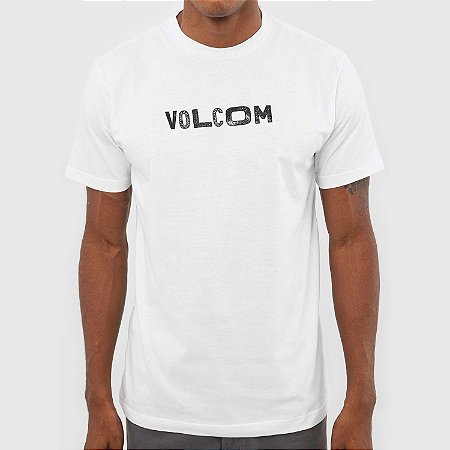 Camiseta Volcom Reply Masculina Branco