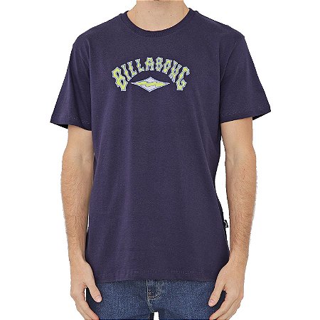 Camiseta Billabong Arch Masculina Azul Marinho