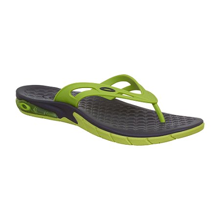 Chinelo Oakley Killer Point Masculino Cinza/Verde