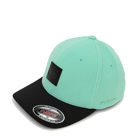 Boné Quiksilver Aba Curva Matte Square Verde