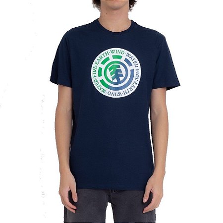 Camiseta Element Seal Green Blue Masculina Azul Marinho