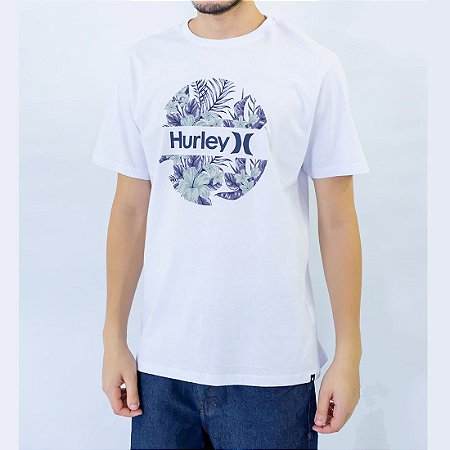 Camiseta Hurley Crush Masculina Branca