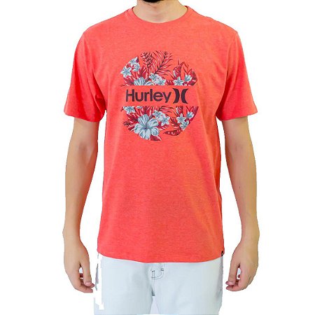 Camiseta Hurley Crush Masculina Vermelho