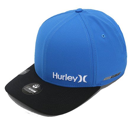 Boné Hurley Aba Curva Mini Dri Fit Azul Claro